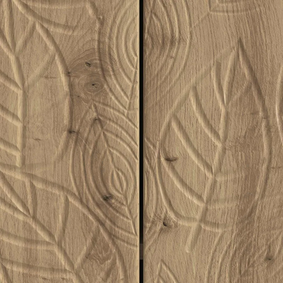 Buffet Chêne artisanal 89 x 34,5 x 80 cm Bois d'ingénierie - 9