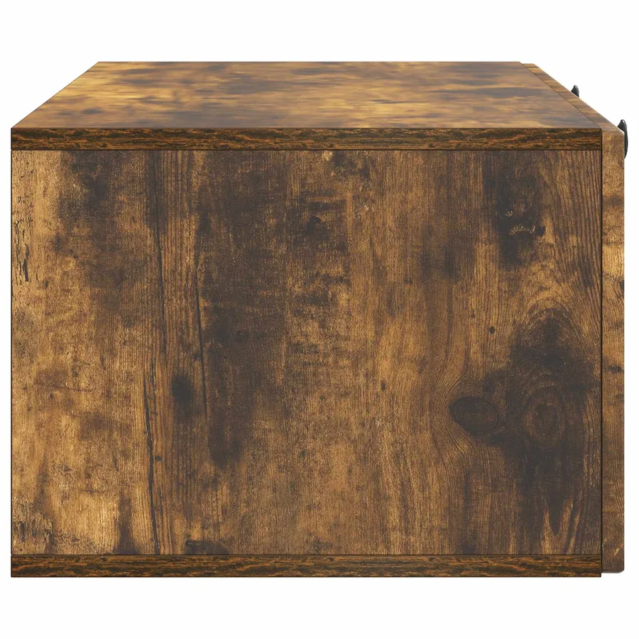 Meuble TV mural Chêne fumé 99 x 41 x 30 cm Bois d'ingénierie - 7