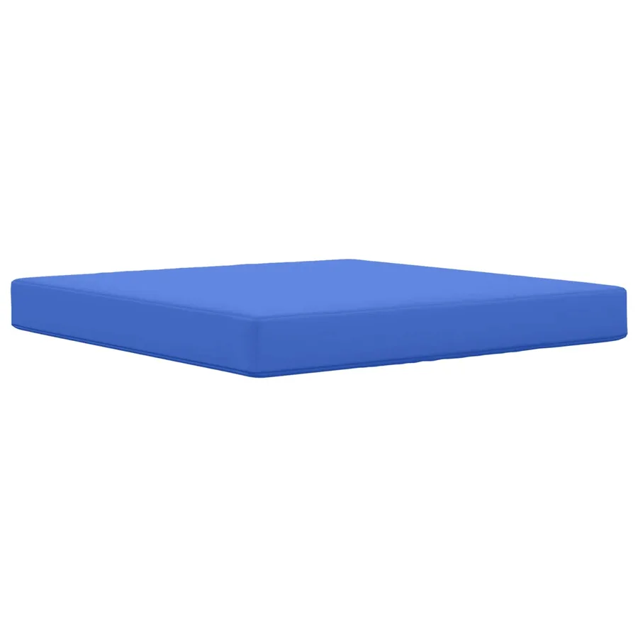 Coussin de canapé d'extérieur 3 pcs Bleu royal Polyester - 4