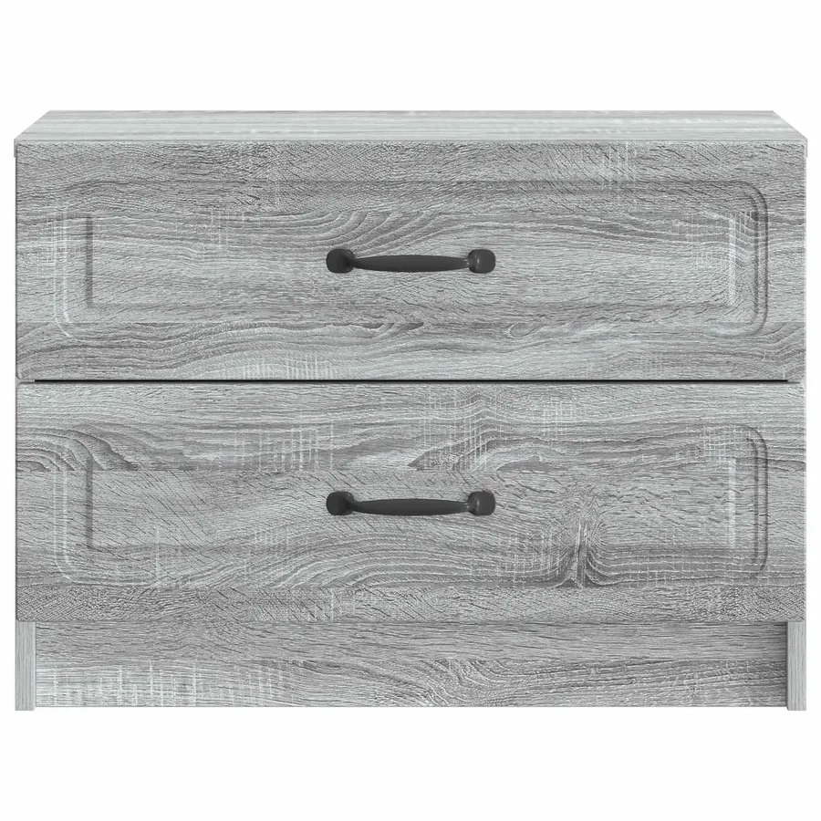 Cabinet de chevet avec tiroir Sonoma gris 62 x 34,5 x 44,5 cm - 5
