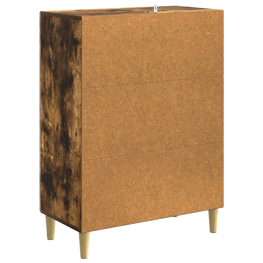 Buffet Chêne fumé 66 x 34,5 x 90 cm Bois d'ingénierie - 7