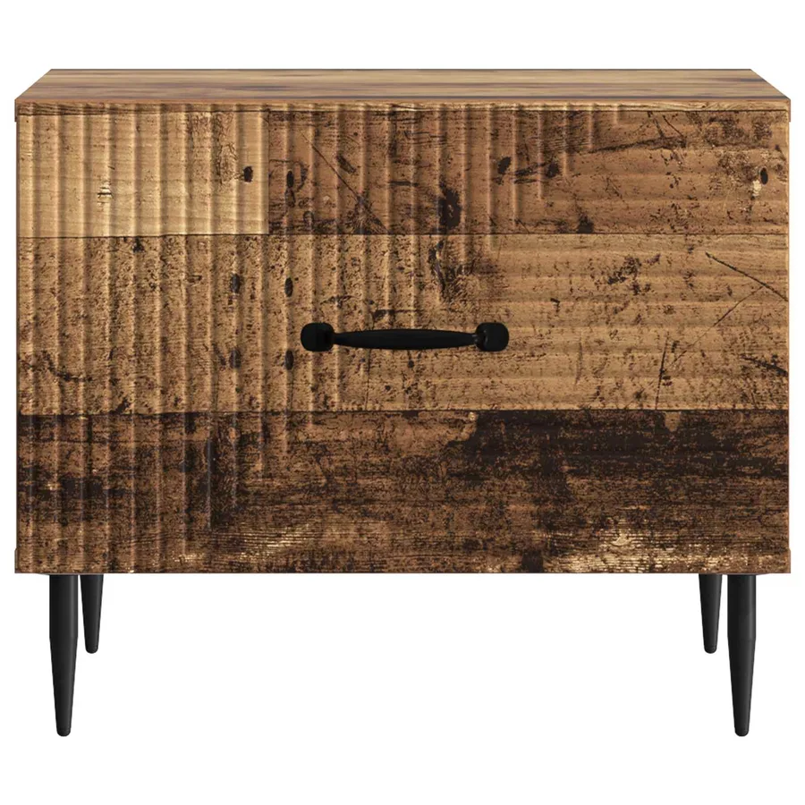 Table basse Bois ancien 49 x 50 x 40 cm Bois d'ingénierie - 5