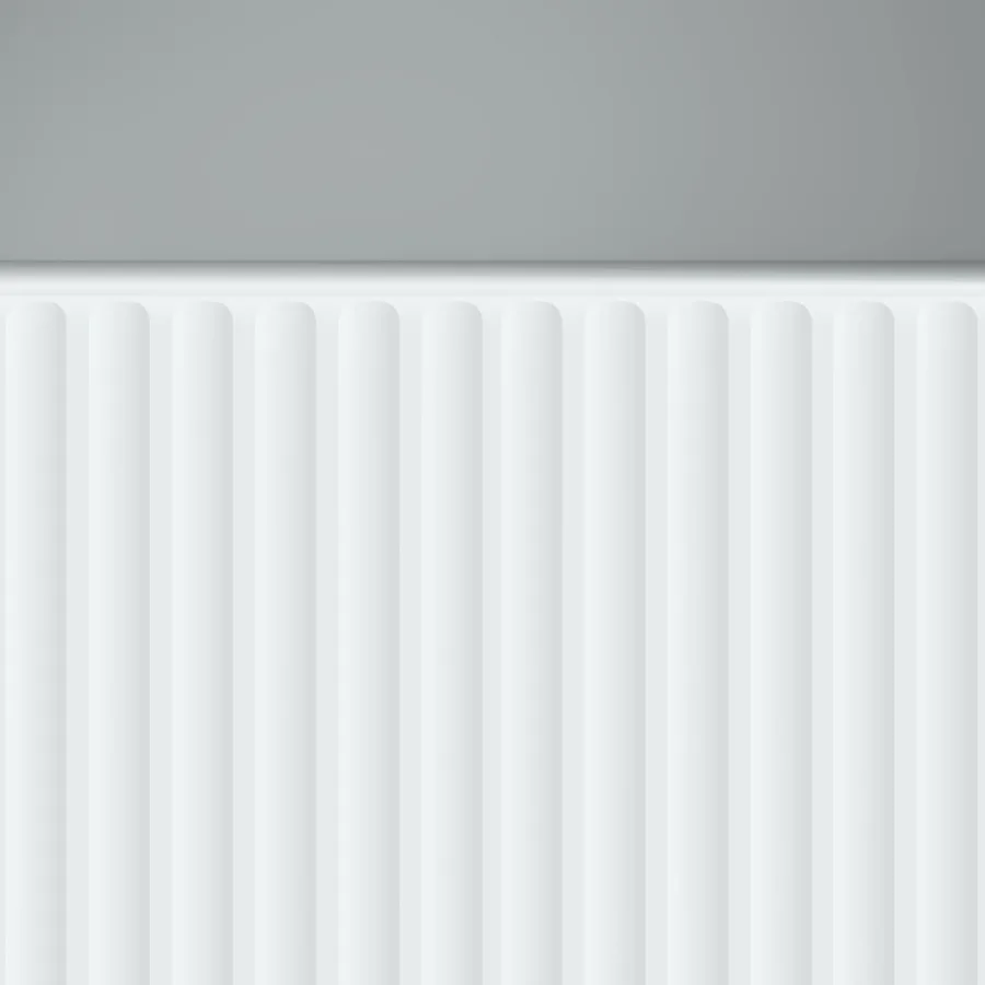 Meuble TV Blanc 102 x 34,5 x 50 cm Bois d'ingénierie - 8