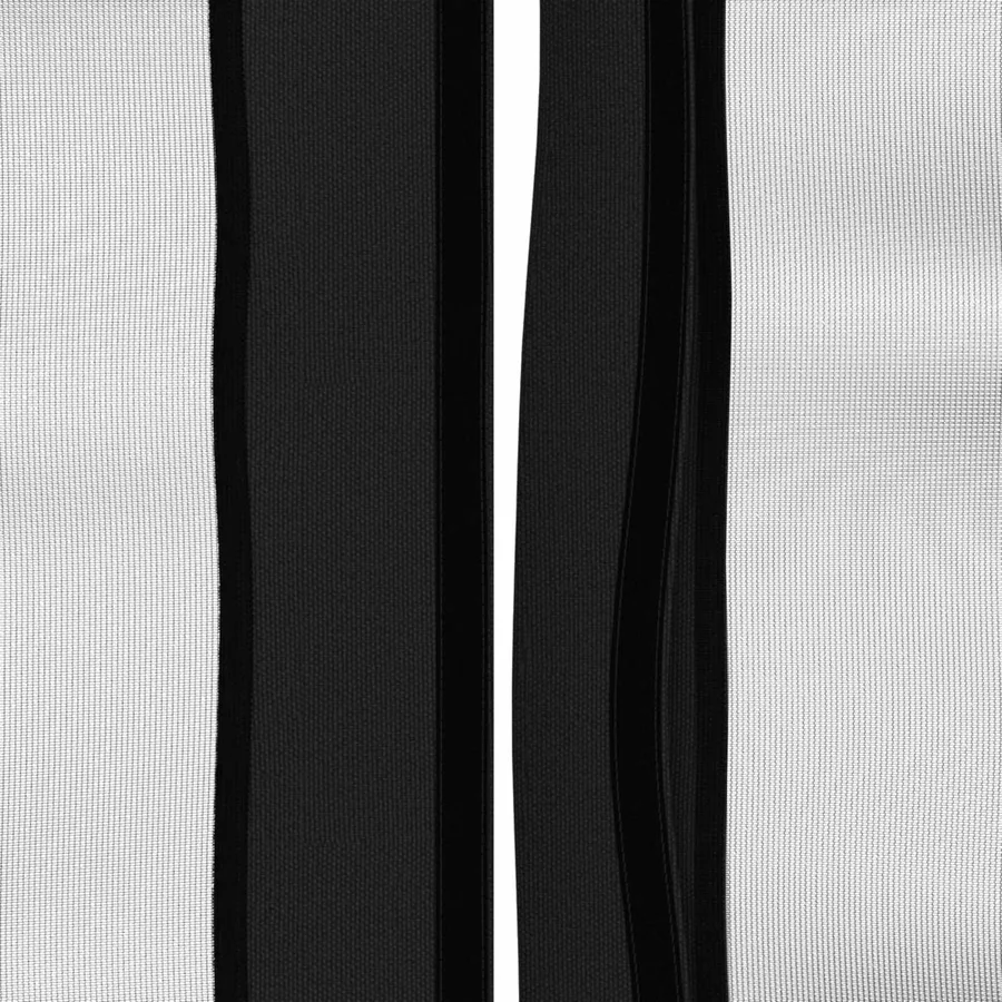 Housse de tonnelle avec murs latéraux 6 x 3 m Noir Polyester - 7