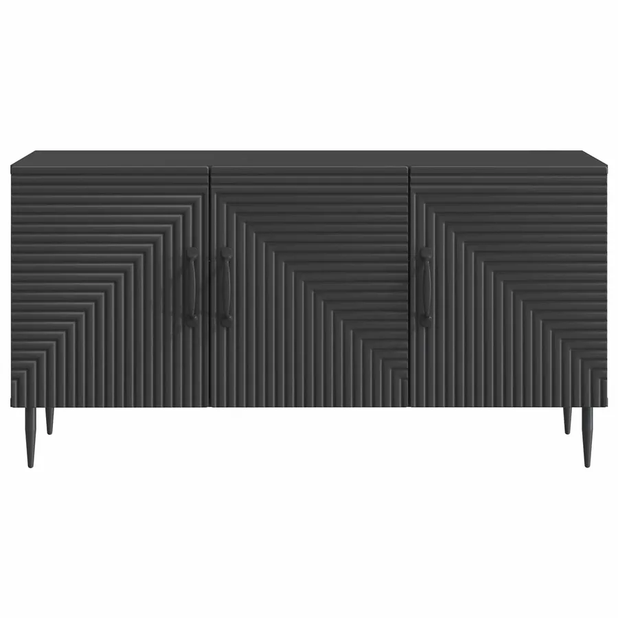 Meuble TV Noir 99 x 34,5 x 50 cm Bois d'ingénierie - 6