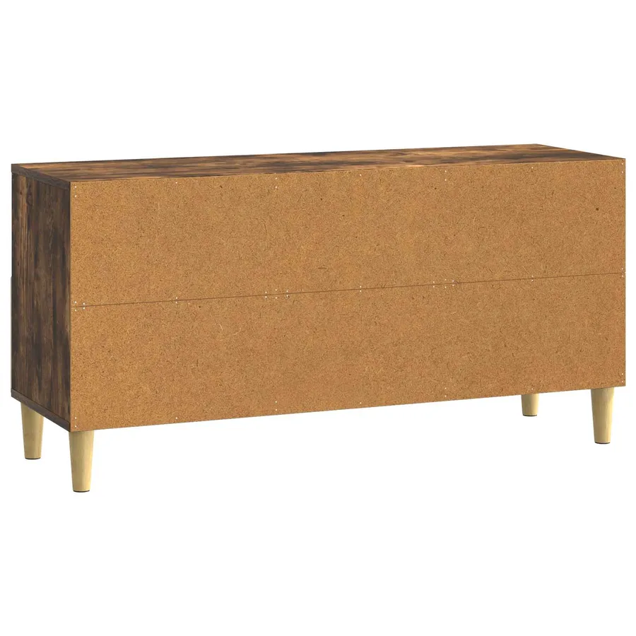 Meuble TV 102 x 34,5 x 50 cm Chêne fumé Bois d'ingénierie - 7
