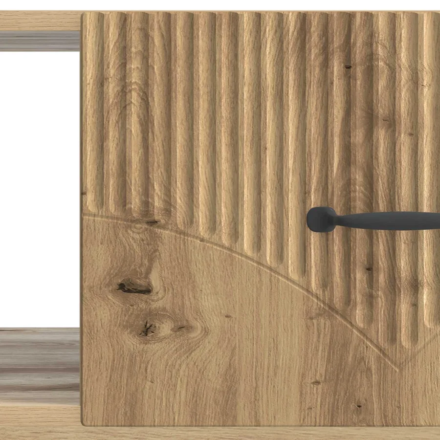 Table basse Chêne artisanal 90 x 50 x 37 cm Bois d'ingénierie - 9
