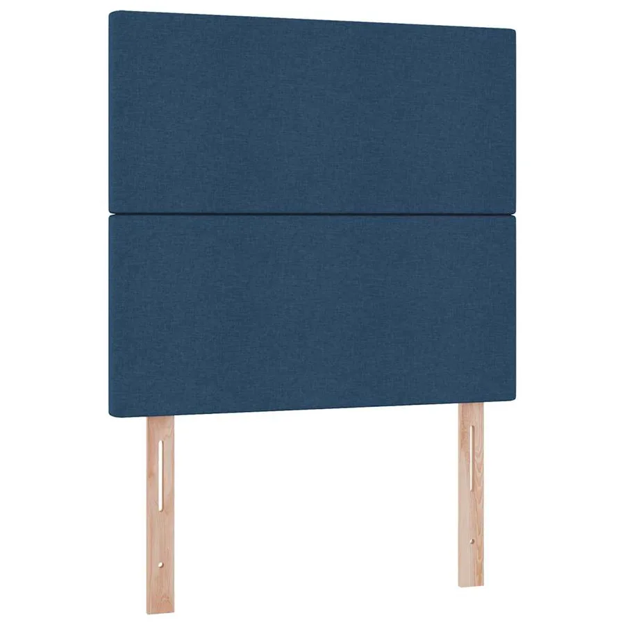 Lit de rangement LED avec matelas Bleu 90 x 200 cm Tissu - 8