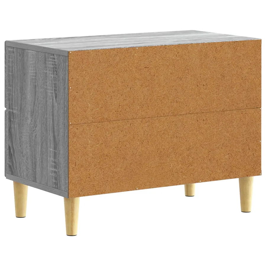 Table de chevet Sonoma gris 62 x 34,5 x 48 cm Bois d'ingénierie - 6