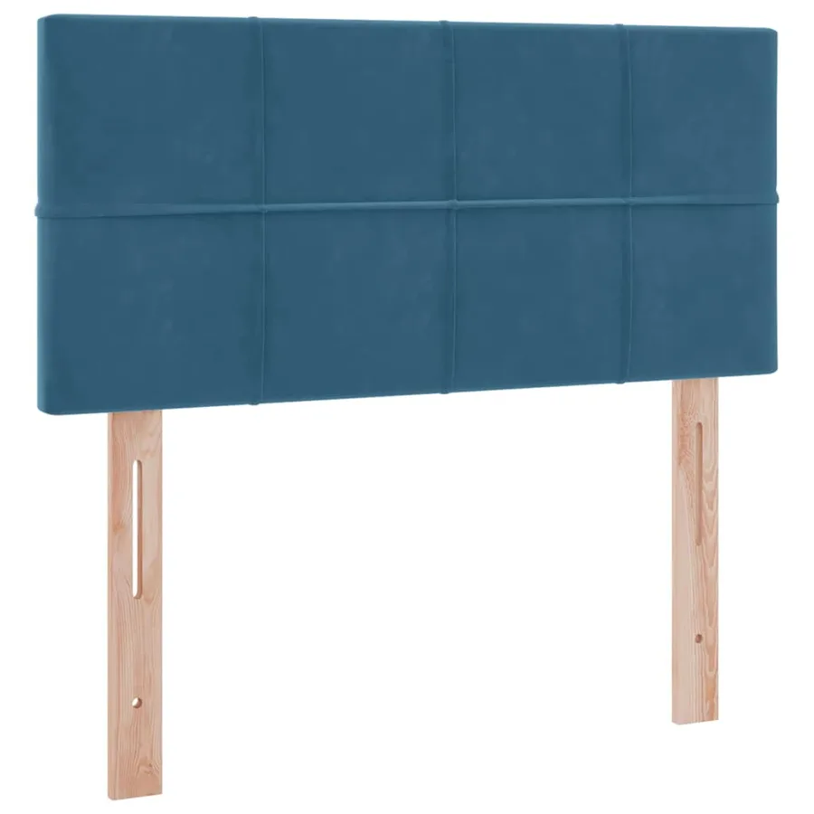 Lit de rangement LED avec matelas Bleu foncé 90 x 200 cm - 8