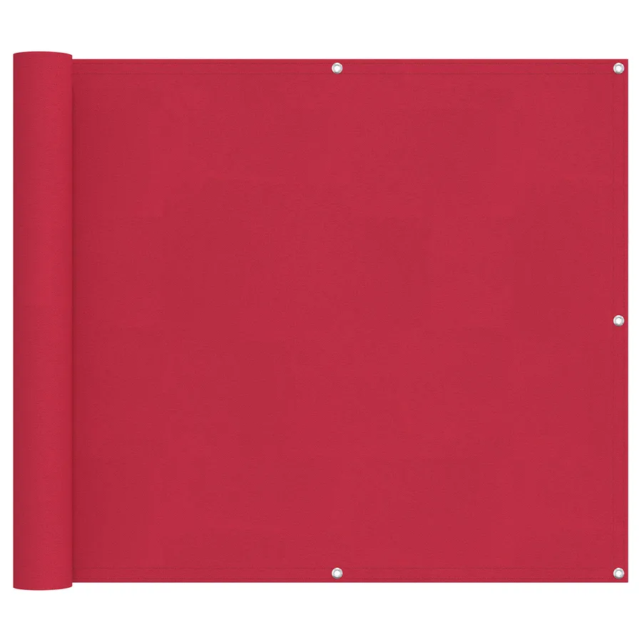 Écran de balcon Bordeaux 100 x 200 cm Tissu Oxford - 2