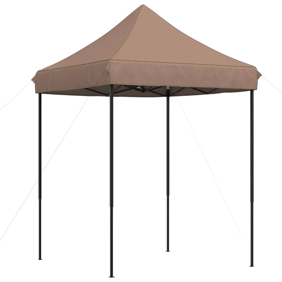 Tente de fête Marron 200 x 200 x 306 cm Tissu Oxford - 6