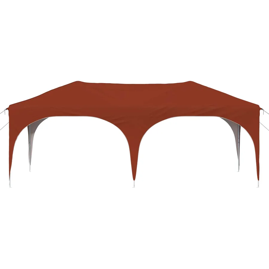 Tente de fête pop-up 575 x 288 x 245 cm Terre cuite - 5
