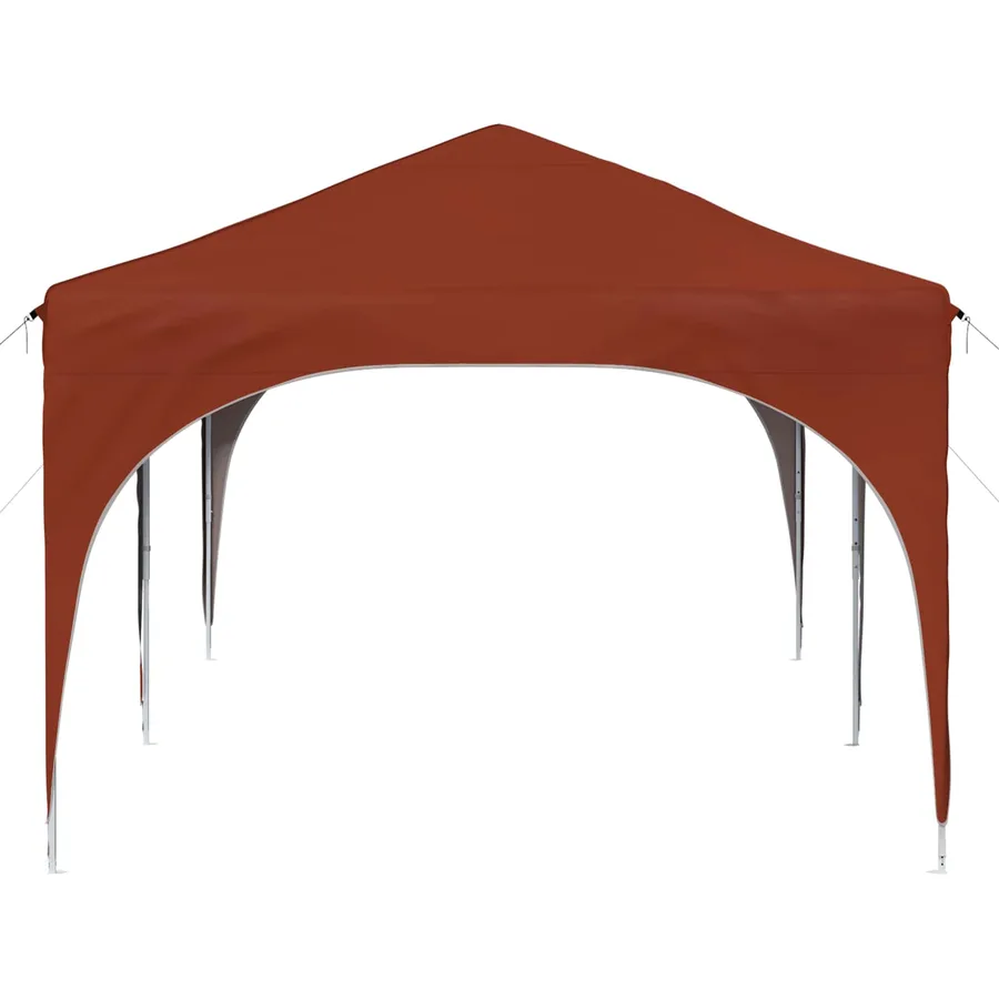 Tente de fête pop-up 575 x 288 x 245 cm Terre cuite - 6