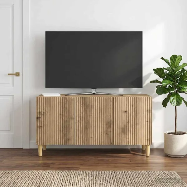 Meuble TV 99 x 34,5 x 50 cm Chêne artisanal Bois d'ingénierie