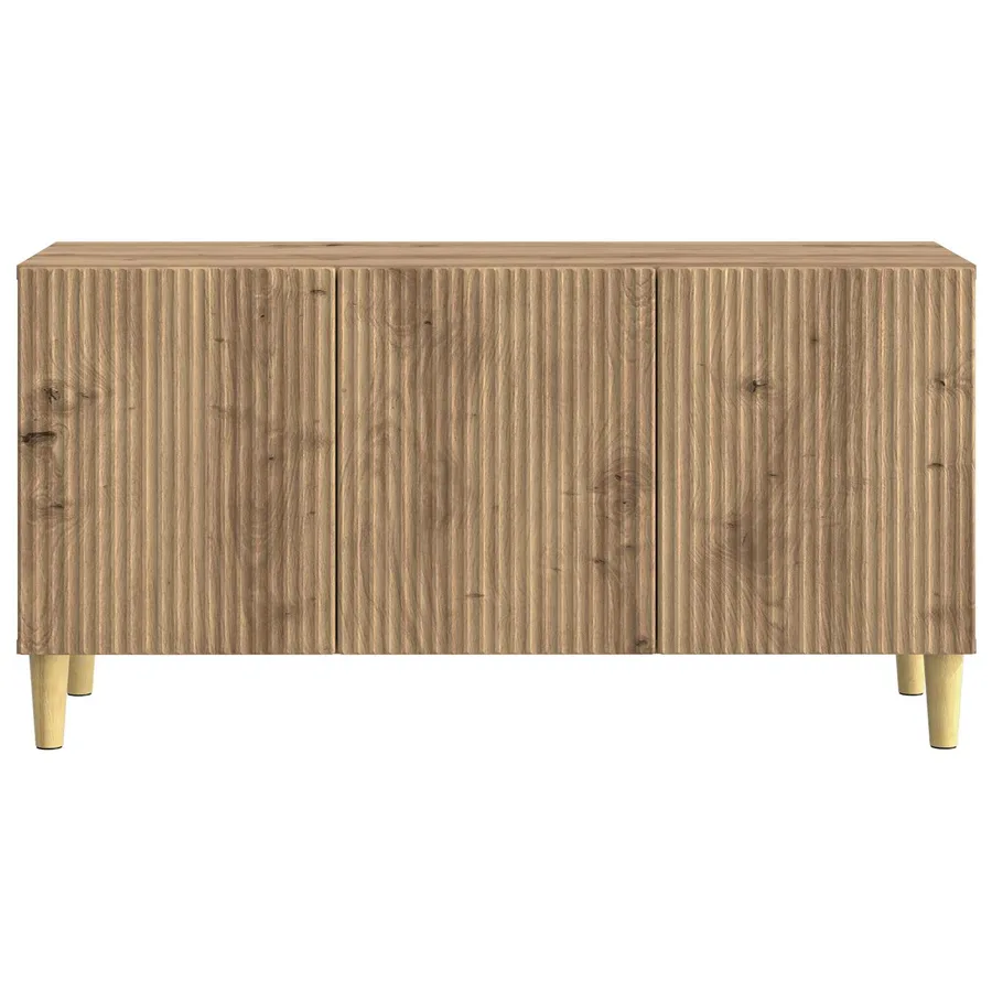 Meuble TV 99 x 34,5 x 50 cm Chêne artisanal Bois d'ingénierie - 6