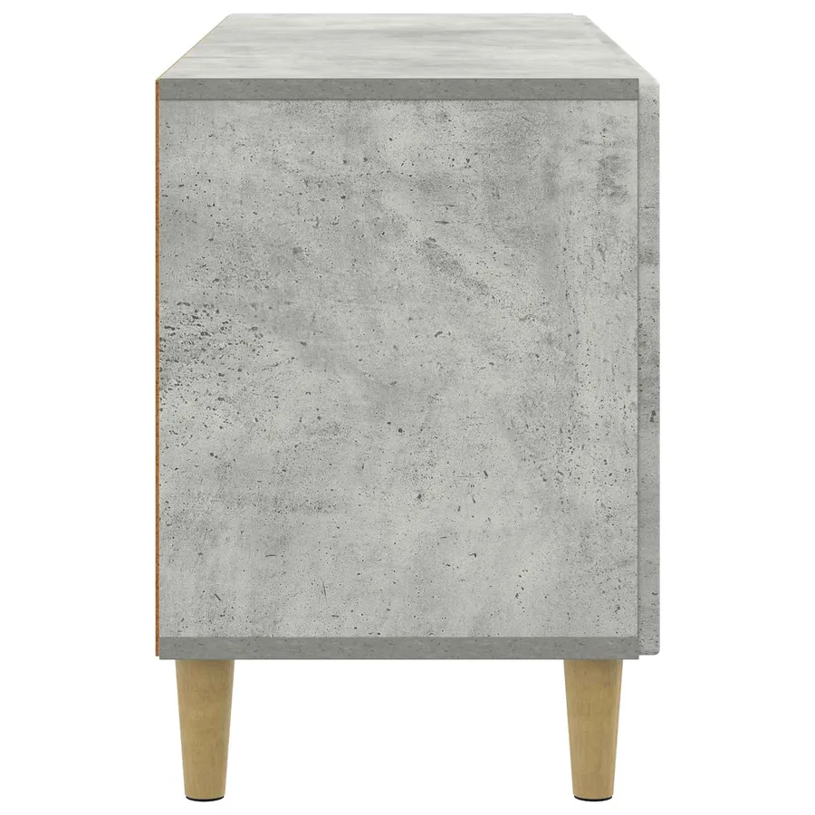 Meuble TV Gris béton 99 x 34,5 x 50 cm Bois d'ingénierie - 7