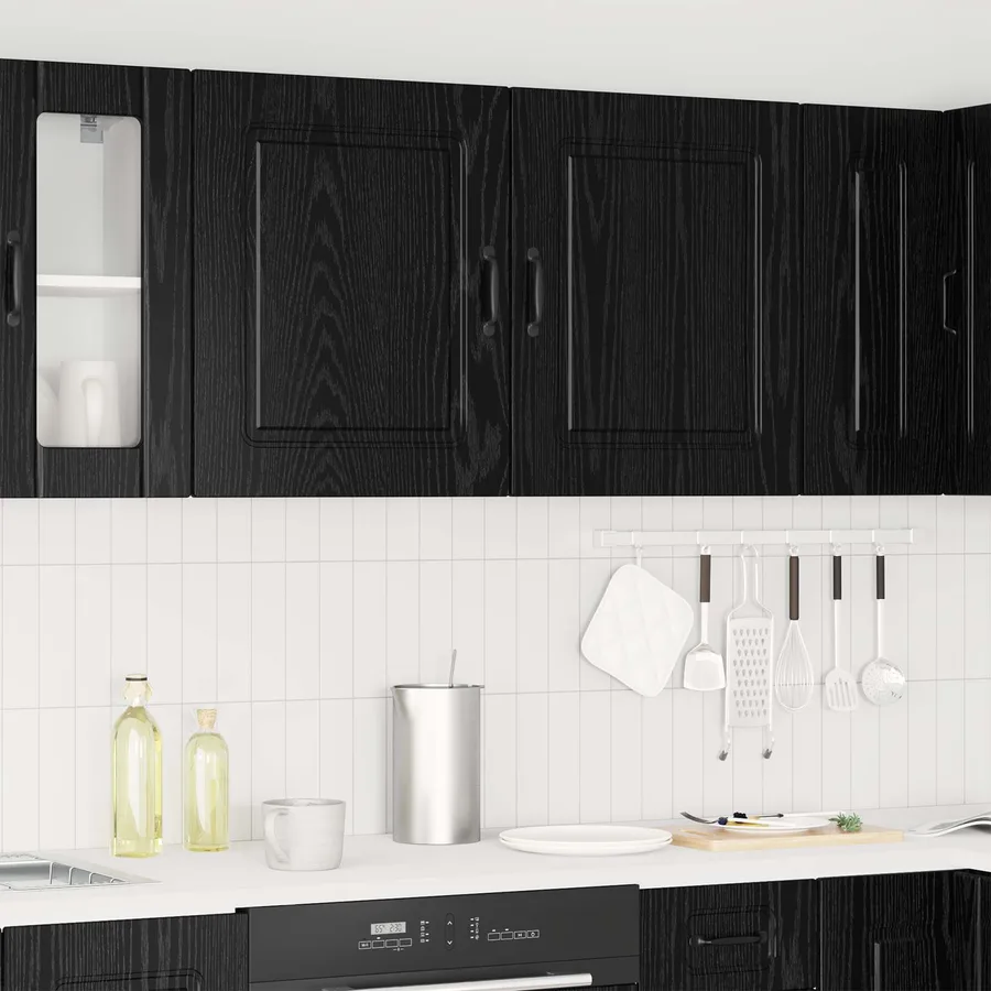 Panneau de lave-vaisselle Kalmar 2 pcs Chêne noir - 4