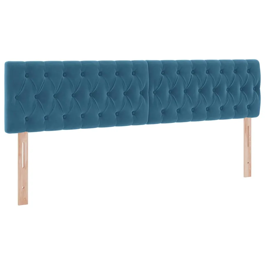 Lit de Rangement avec matelas Bleu foncé 100 x 200 cm - 9
