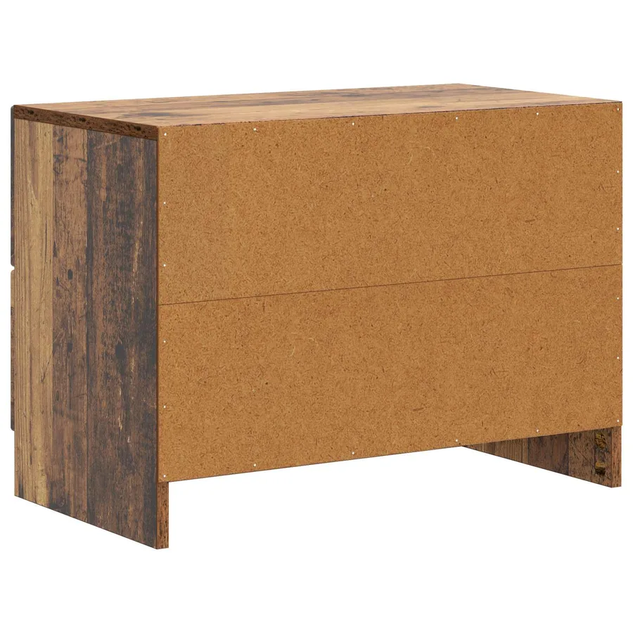 Cabinet de chevet avec tiroir Bois ancien 62 x 34,5 x 44,5 cm - 7