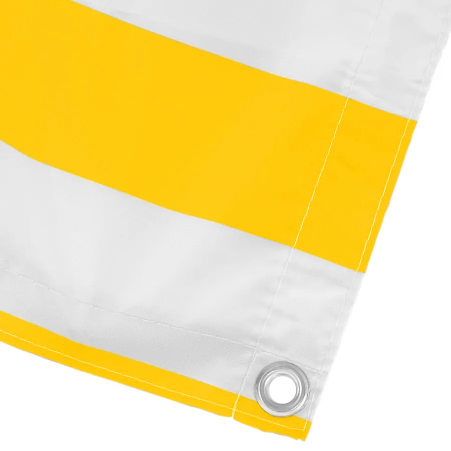 Écran de balcon Jaune et blanc 100 x 700 cm Tissu Oxford - 4