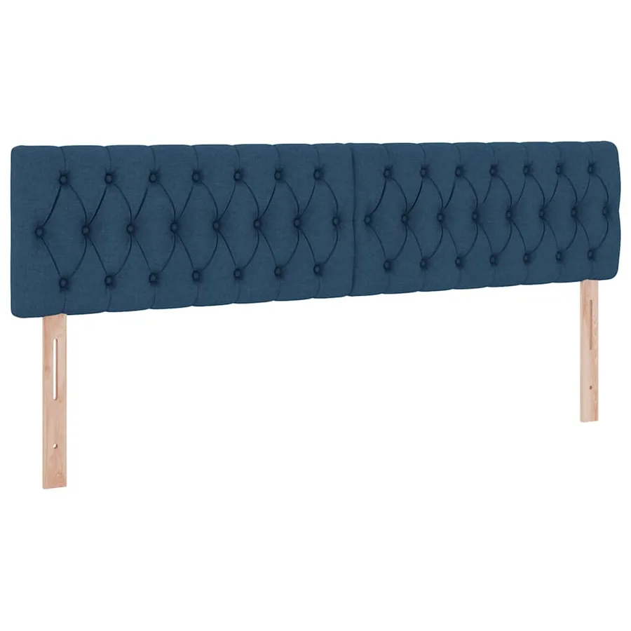 Lit de Rangement Bleu 200 x 200 cm Cuir synthétique - 9