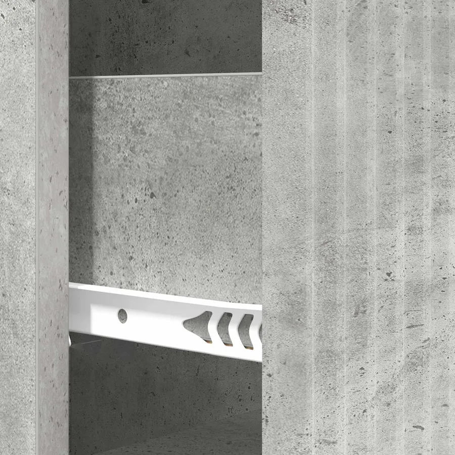 Armoire à tiroirs Gris béton 33 x 34,5 x 87 cm - 8