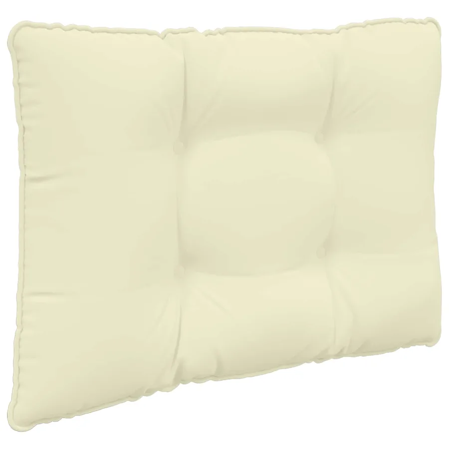 Coussin de canapé d'extérieur Polyester Crème 60 x 50,5 x 8 cm - 5