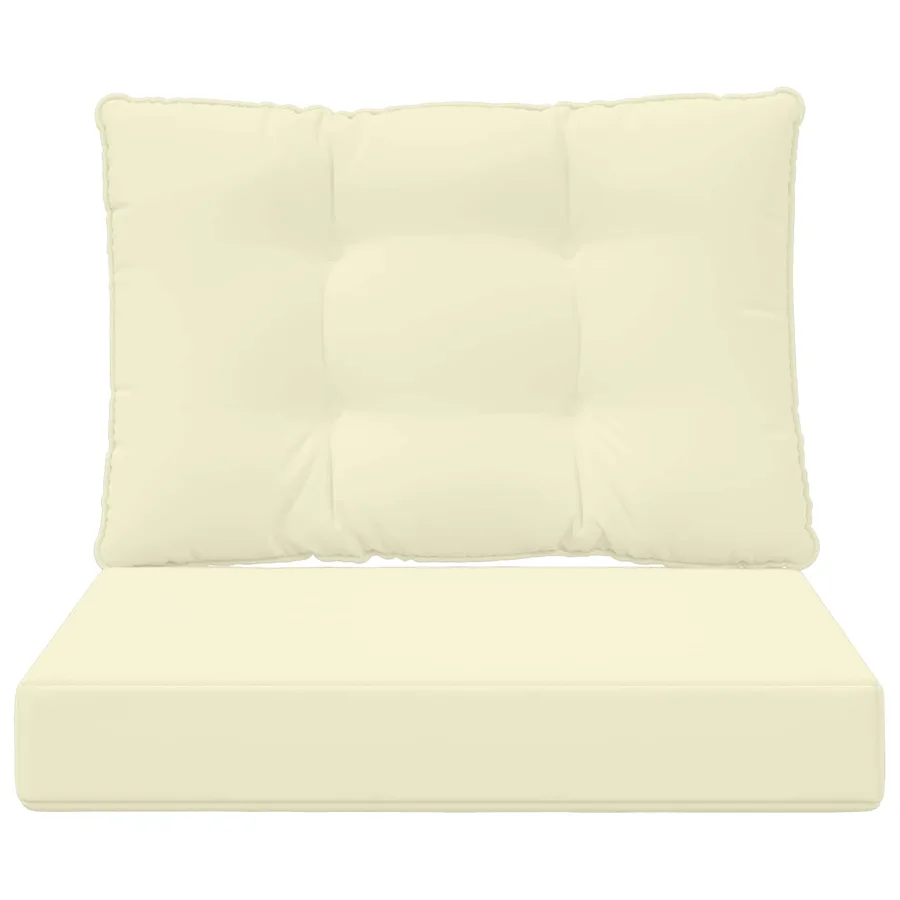 Coussin de canapé d'extérieur Polyester Crème 60 x 50,5 x 8 cm - 6