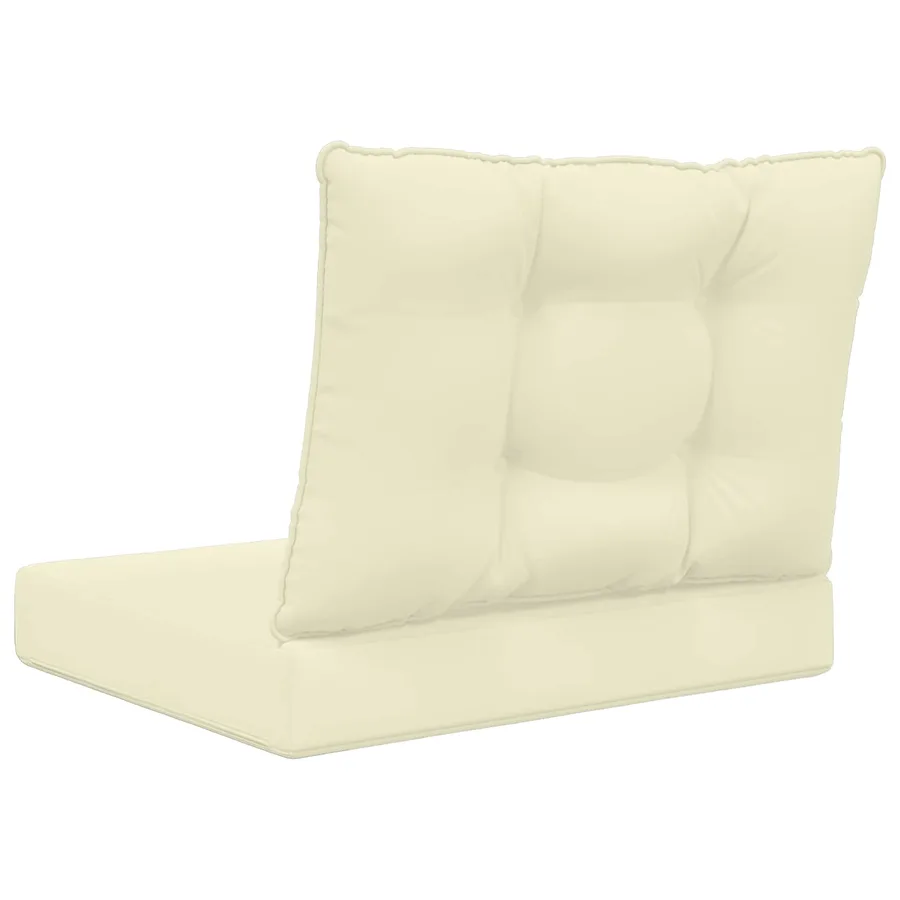 Coussin de canapé d'extérieur Polyester Crème 60 x 50,5 x 8 cm - 7