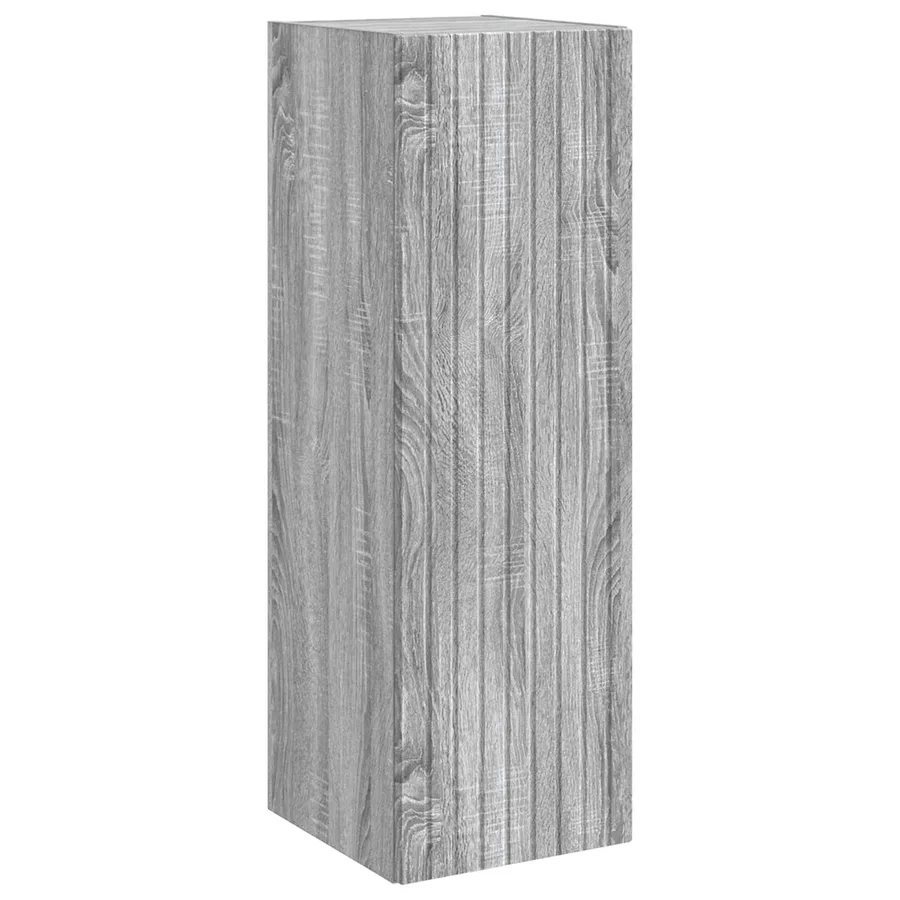 Cabinet de Salle de Bain Mural Sonoma gris 33 x 34,5 x 100 cm - 2