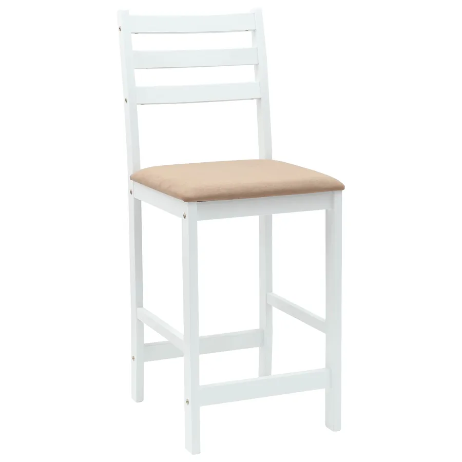 Chaises de salle à manger 2 pcs Blanc 40 x 47,5 x 99,5 cm - 4