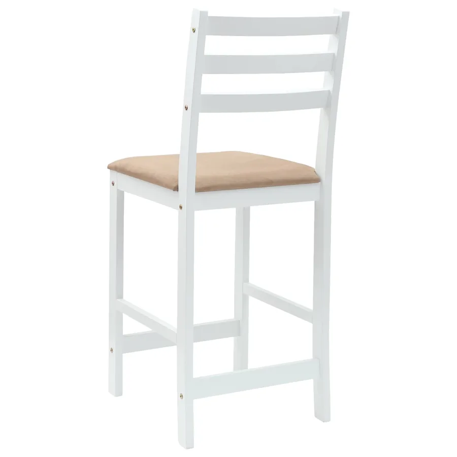Chaises de salle à manger 2 pcs Blanc 40 x 47,5 x 99,5 cm - 7