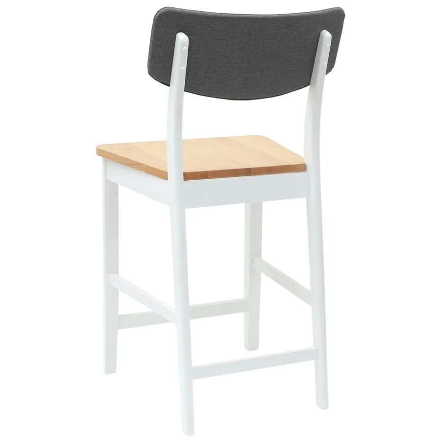 Chaises de salle à manger 2 pcs Blanc 48 x 49 x 95 cm - 7