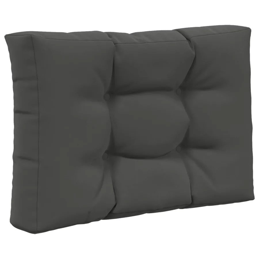 Coussin de canapé d'extérieur 3 pcs Anthracite Polyester - 5
