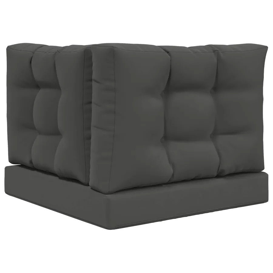 Coussin de canapé d'extérieur 3 pcs Anthracite Polyester - 7