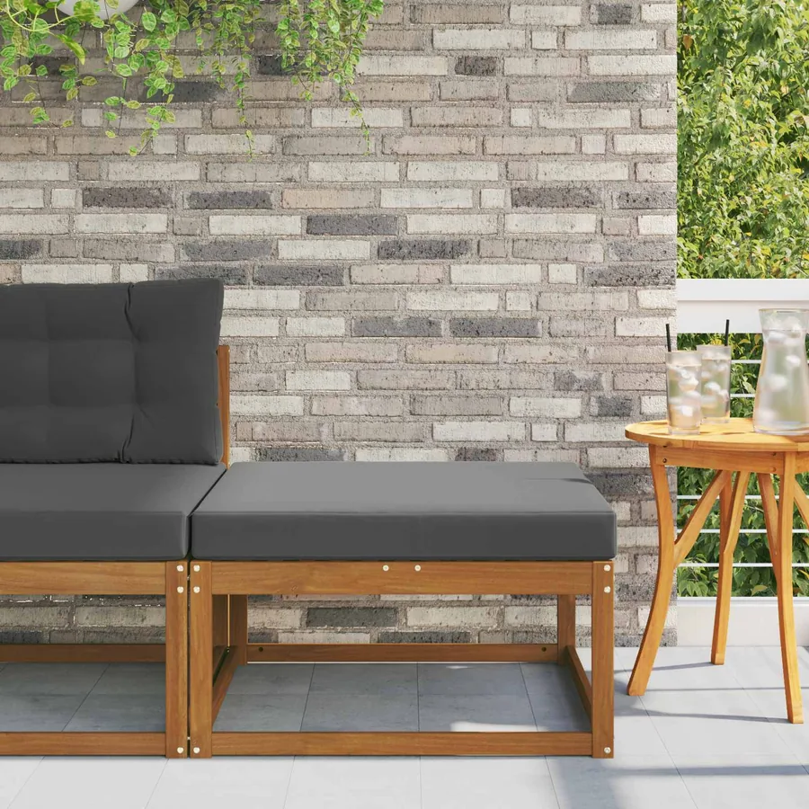 Pouf d'Extérieur Naturel
