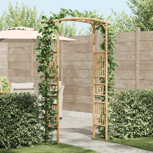 Arche de jardin Naturel 110 x 40 x 205 cm Bambou