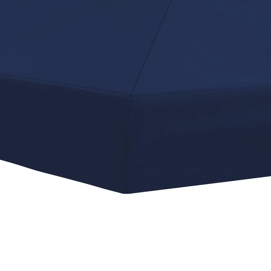 Housse de canopée de gazebo 6 x 3 m Bleu Polyester 190 - 5