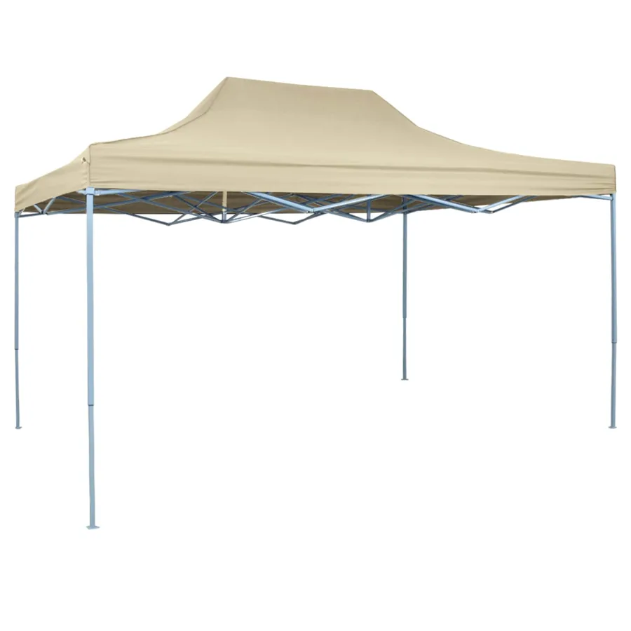 Tente de fête Crème 291 x 431 x 315 cm Tissu Oxford