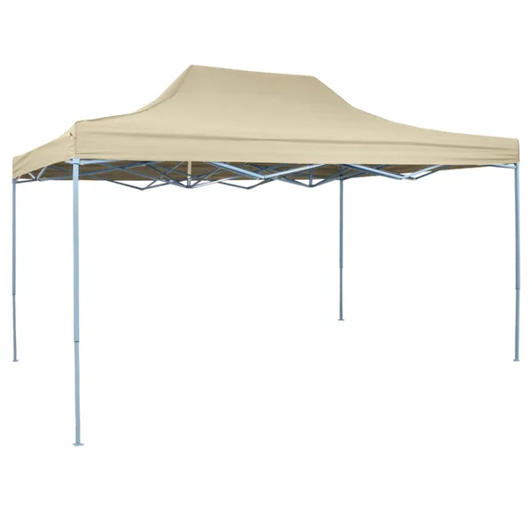 Tente de fête Crème 291 x 431 x 315 cm Tissu Oxford