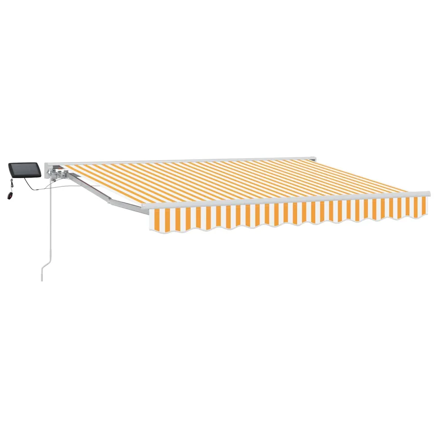 Cadre de store manuel avec LEDs Jaune et blanc 3 x 2 m - 2