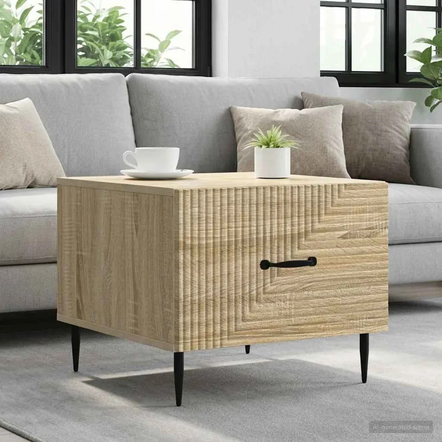 Table basse Chêne Sonoma 49 x 50 x 40 cm Bois d'ingénierie