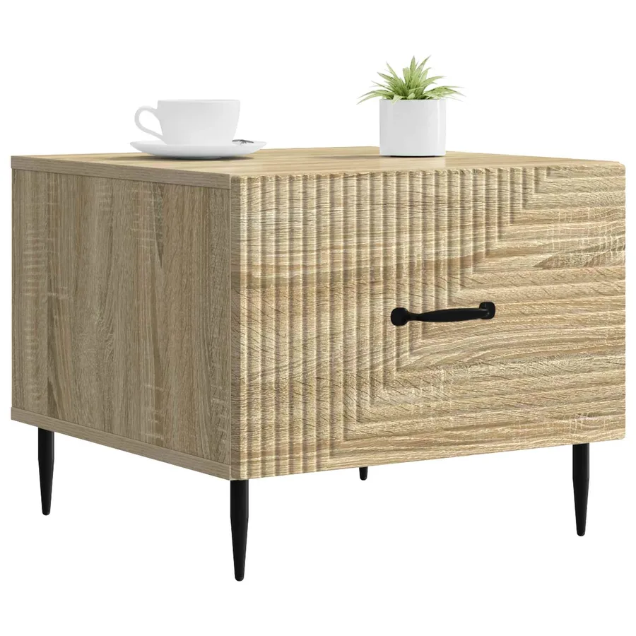 Table basse Chêne Sonoma 49 x 50 x 40 cm Bois d'ingénierie - 3