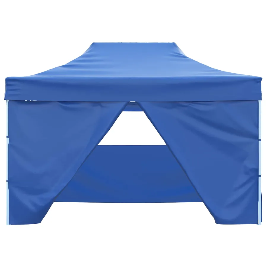 Tente de fête Bleu 291 x 431 x 315 cm Tissu Oxford - 5