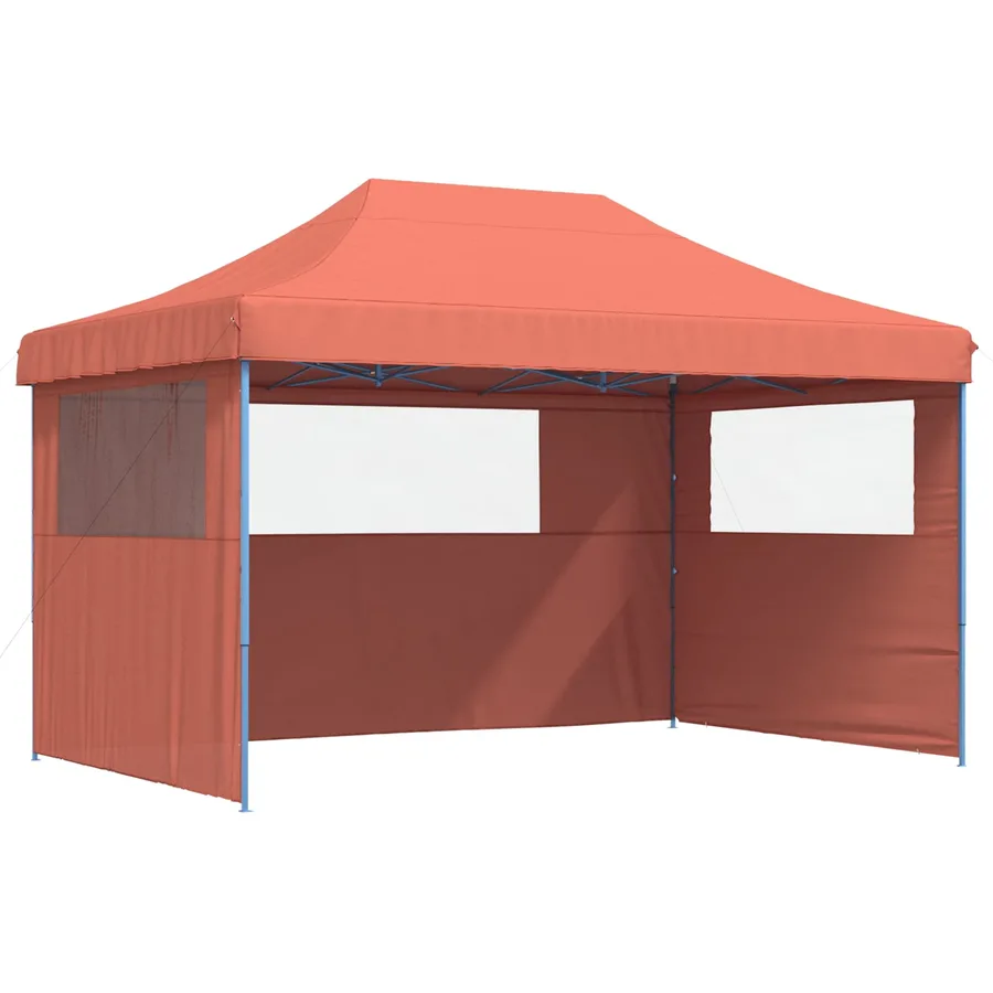 Tente de fête Terre cuite 292 x 440 x 315 cm Tissu Oxford - 2