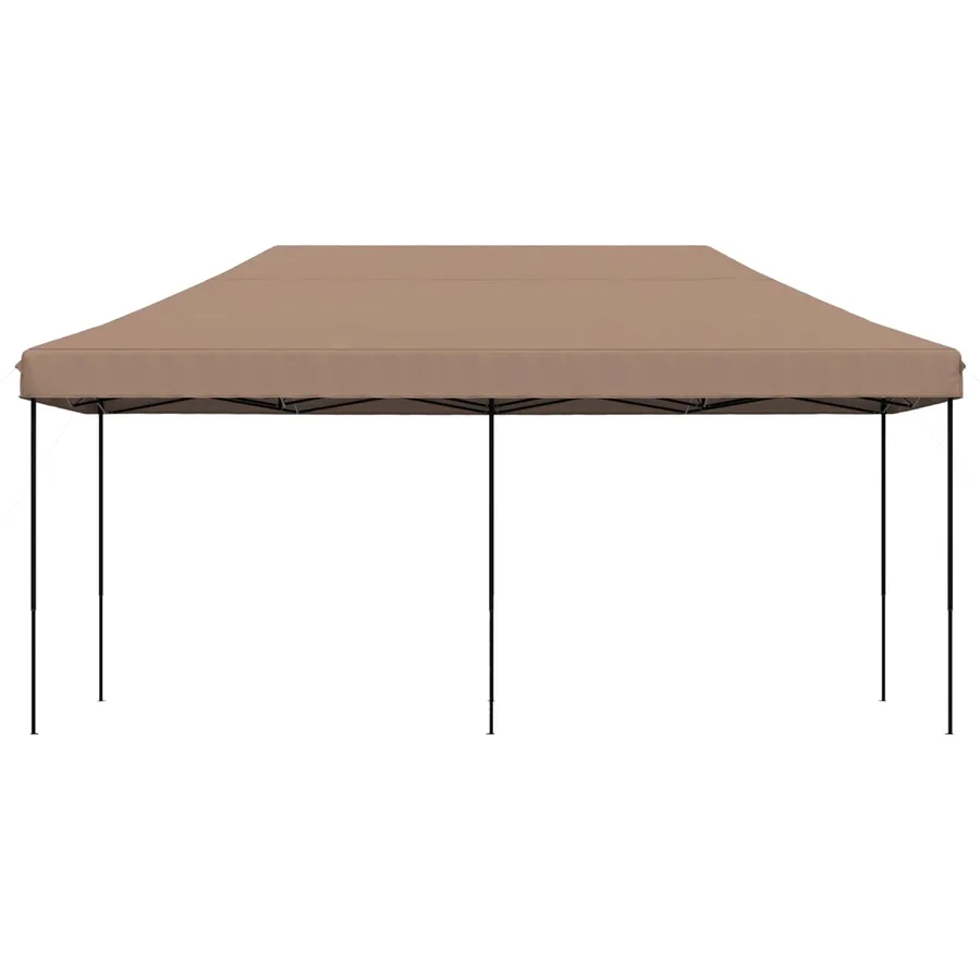 Tente de fête Marron 292 x 580 x 315 cm Tissu Oxford - 3