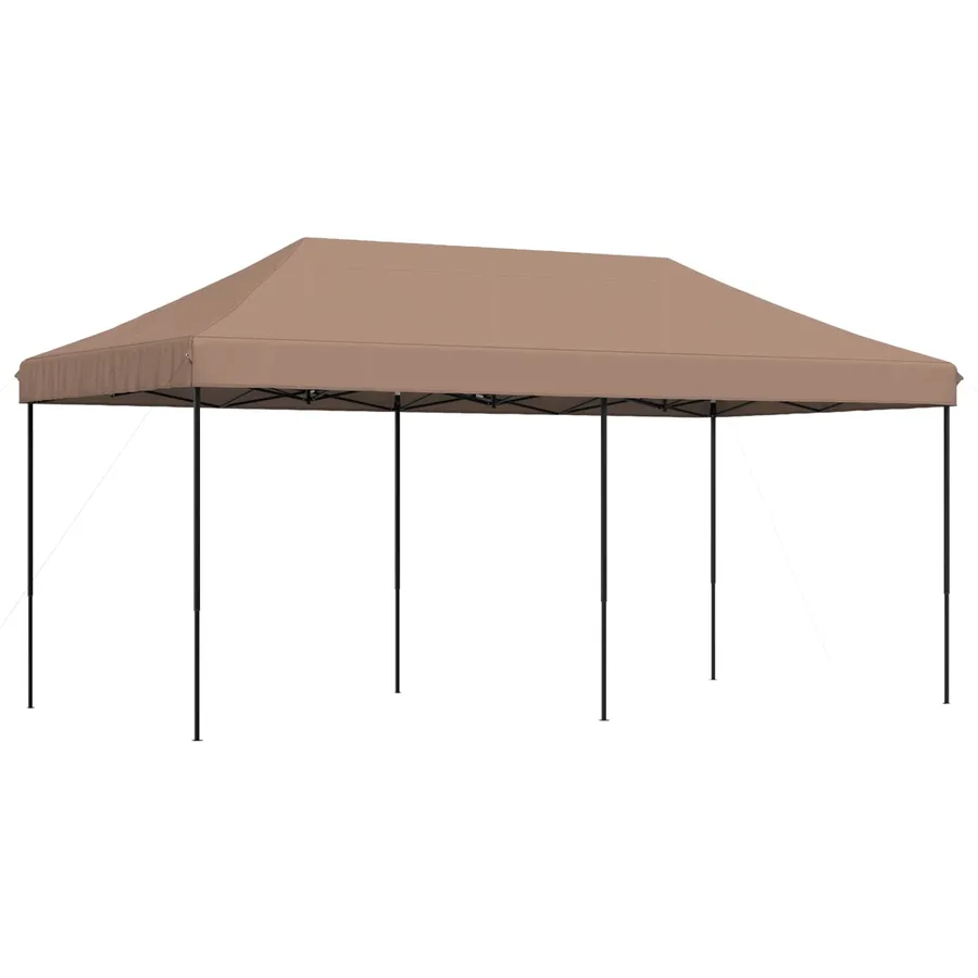 Tente de fête Marron 292 x 580 x 315 cm Tissu Oxford - 6