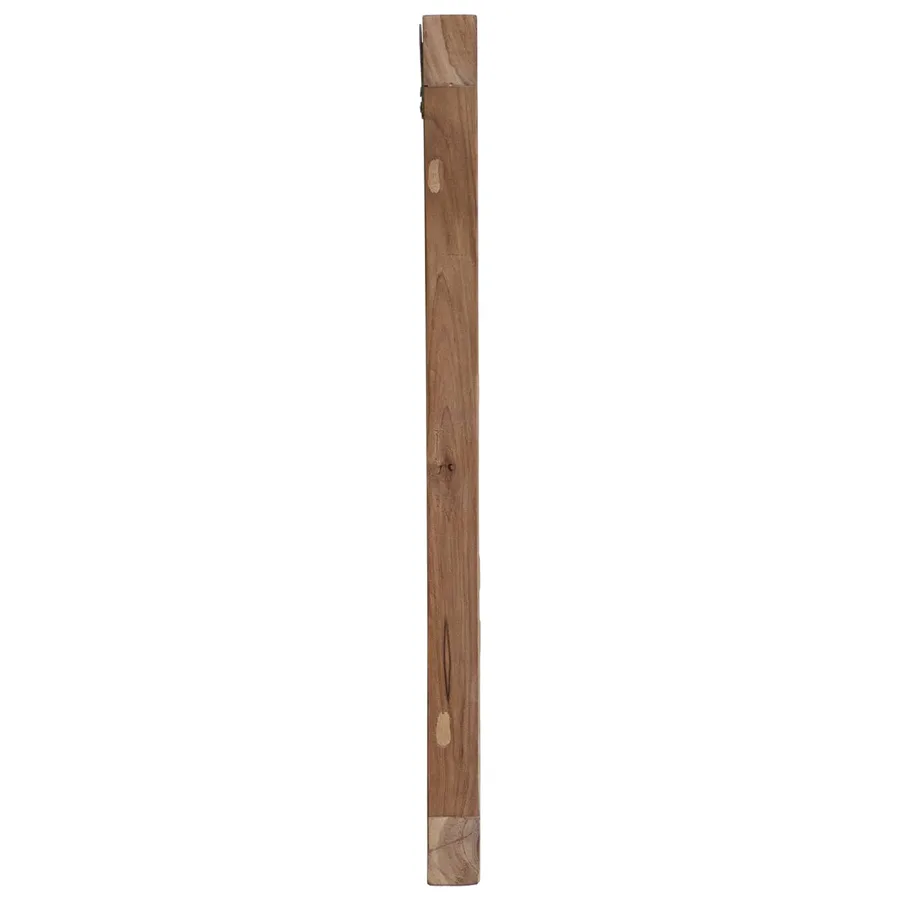 Tête de lit Naturel Bois de teck massif - 4