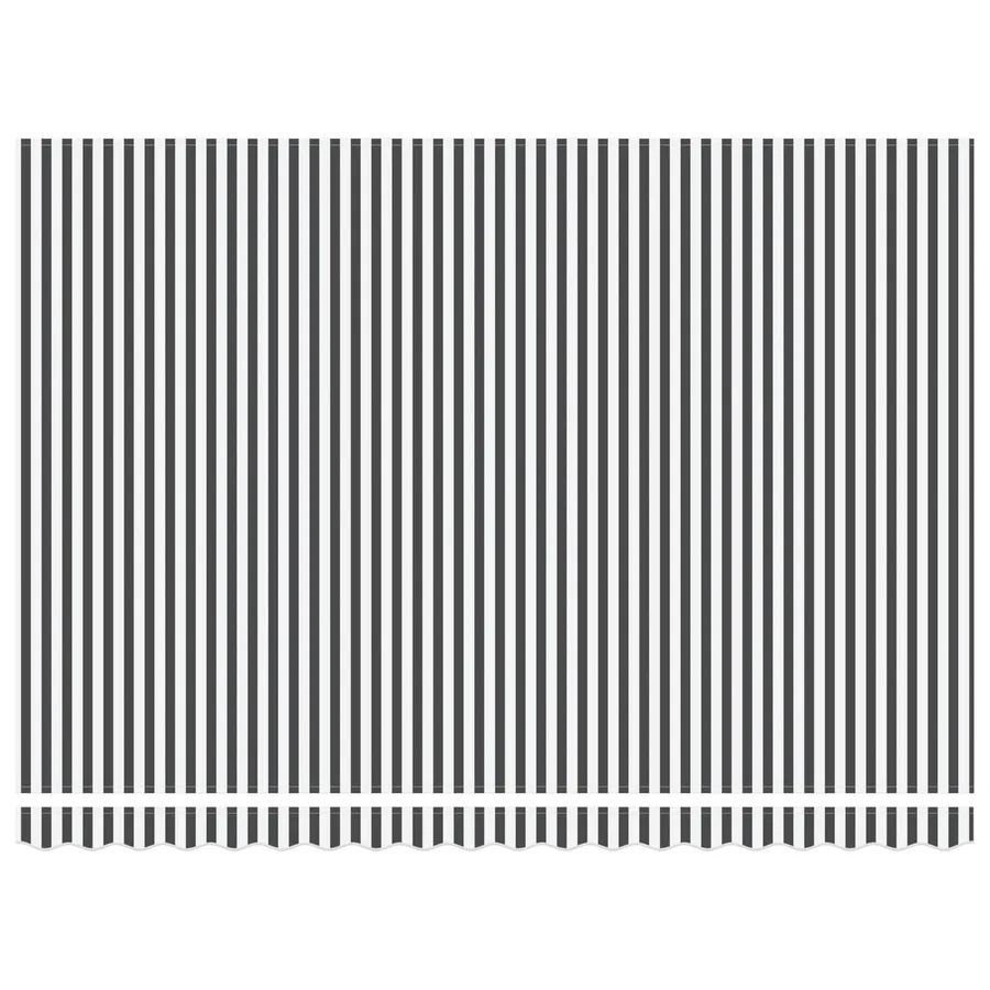 Auvent rétractable électrique Anthracite et blanc 4,5 × 3 m - 6